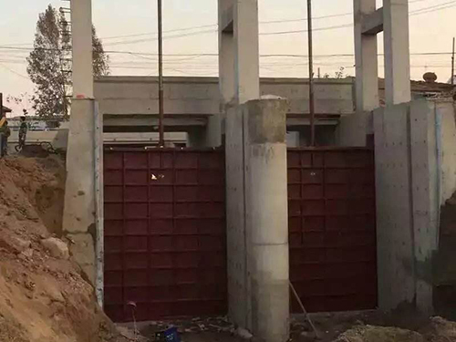 機(jī)閘一體閘門(鑄鐵)圖片3